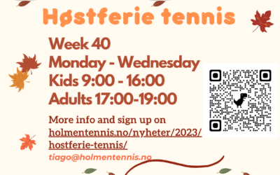 Høstferie tennis