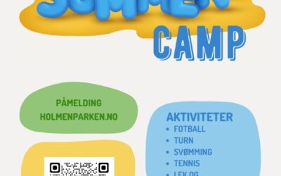 Sommercamp med Holmenparken, fotball, turn, svømming, tennis og lek!